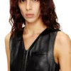 l-ilith Short zipped leather dress l-ilith Short zipped leather dress