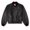 l-ilyan Leather bomber jacket l-ilyan Leather bomber jacket