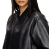 l-ilyan Leather bomber jacket l-ilyan Leather bomber jacket