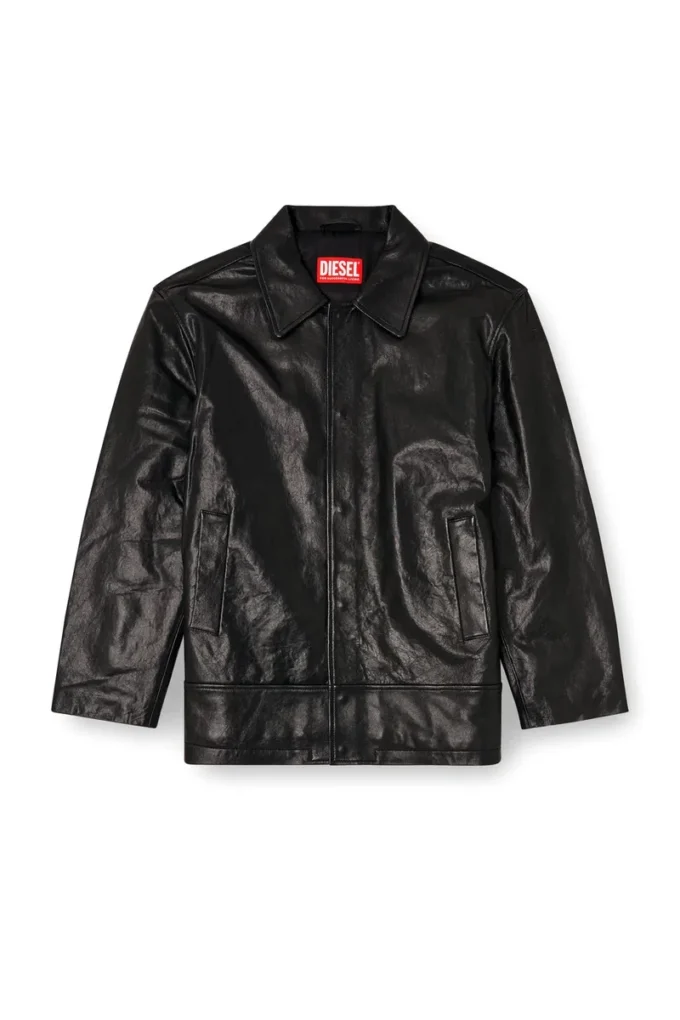 l-jess Padded leather jacket l-jess Padded leather jacket