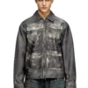 l-mayer Leather jacket with trompe l’oeil pockets l-mayer Leather jacket with trompe l’oeil pockets