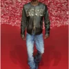 l-met Distressed leather jacket with metal logo l-met Distressed leather jacket with metal logo