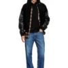 l-nyman Varsity bomber jacket in cotton and leather l-nyman Varsity bomber jacket in cotton and leather
