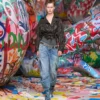 l-oys Belted jacket in boiled leather l-oys Belted jacket in boiled leather