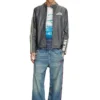 l-pop Biker jacket in perforated leather l-pop Biker jacket in perforated leather