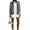 l-pop Biker jacket in perforated leather l-pop Biker jacket in perforated leather