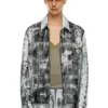 l-pylon-a Blouson jacket in treated leather l-pylon-a Blouson jacket in treated leather