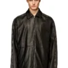 l-stoller Hybrid denim and leather jacket l-stoller Hybrid denim and leather jacket