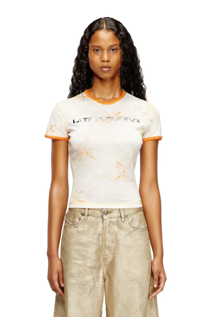 l_tina 4eva tee T-shirt with Latina Foreva print l_tina 4eva tee T-shirt with Latina Foreva print