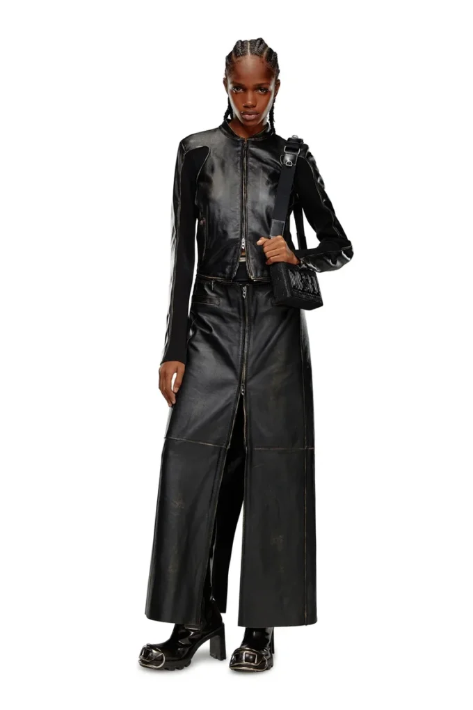 l-tot 2-in-1 convertible leather dress l-tot 2-in-1 convertible leather dress