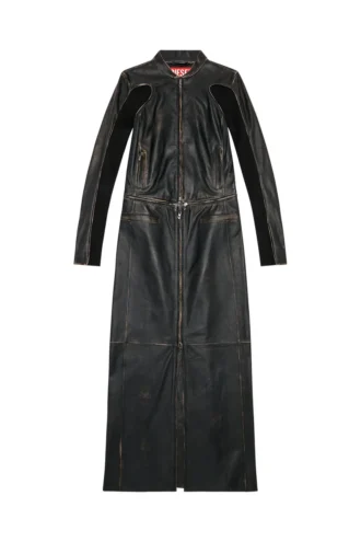 l-tot 2-in-1 convertible leather dress