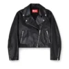l-unatic Biker jacket in waxed leather l-unatic Biker jacket in waxed leather