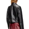 l-unatic Biker jacket in waxed leather l-unatic Biker jacket in waxed leather