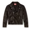 l-uncan Biker jacket in boiled leather