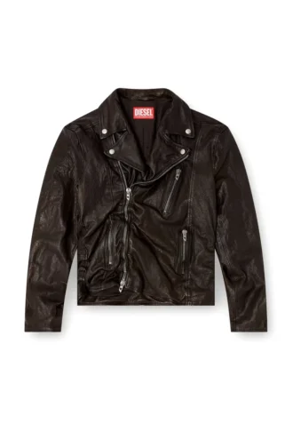 l-uncan Biker jacket in boiled leather l-uncan Biker jacket in boiled leather