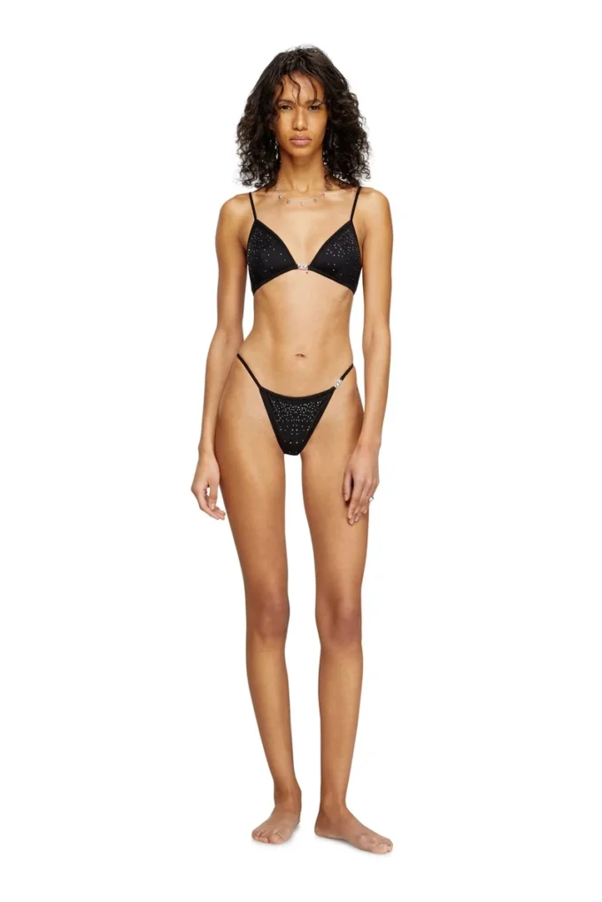luna-dnm Microfibre triangle bra with crystals luna-dnm Microfibre triangle bra with crystals