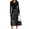 m-alima Wool cardigan with cut-out logo m-alima Wool cardigan with cut-out logo