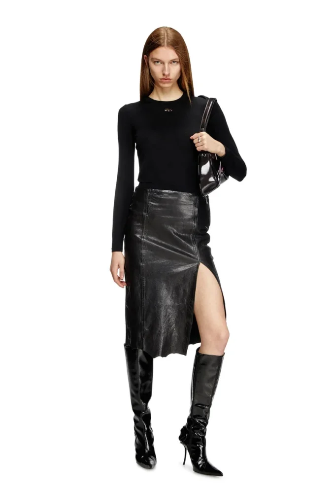 m-alinesa Wool jumper with cut-out logo m-alinesa Wool jumper with cut-out logo