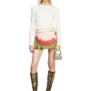 m-alinesa Wool jumper with cut-out logo m-alinesa Wool jumper with cut-out logo