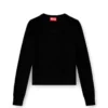 m-alinesa Wool jumper with cut-out logo m-alinesa Wool jumper with cut-out logo