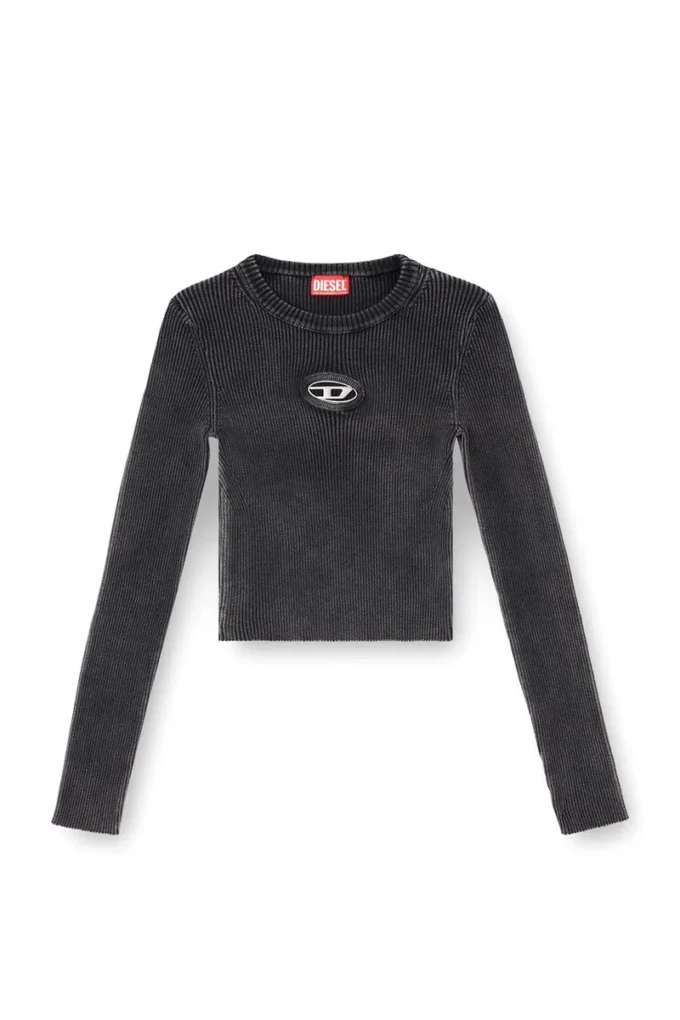 m-anchor-a Cropped jumper with cut-out logo m-anchor-a Cropped jumper with cut-out logo