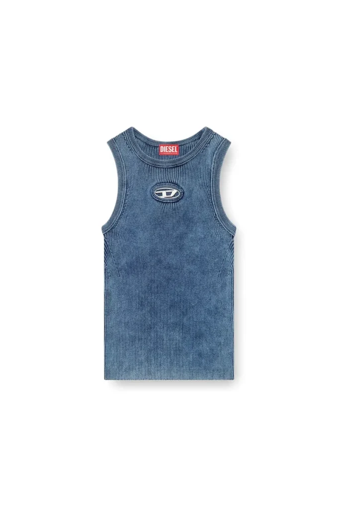 m-anchor-a-sl Rib-knit tank top with Oval D m-anchor-a-sl Rib-knit tank top with Oval D