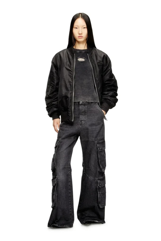 m-anchorex Cut-out ribbed jumper with Oval D plaque m-anchorex Cut-out ribbed jumper with Oval D plaque