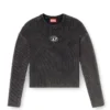 m-anchorex Cut-out ribbed jumper with Oval D plaque m-anchorex Cut-out ribbed jumper with Oval D plaque