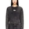 m-anchorex Cut-out ribbed jumper with Oval D plaque m-anchorex Cut-out ribbed jumper with Oval D plaque