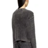 m-anchorex Cut-out ribbed jumper with Oval D plaque m-anchorex Cut-out ribbed jumper with Oval D plaque