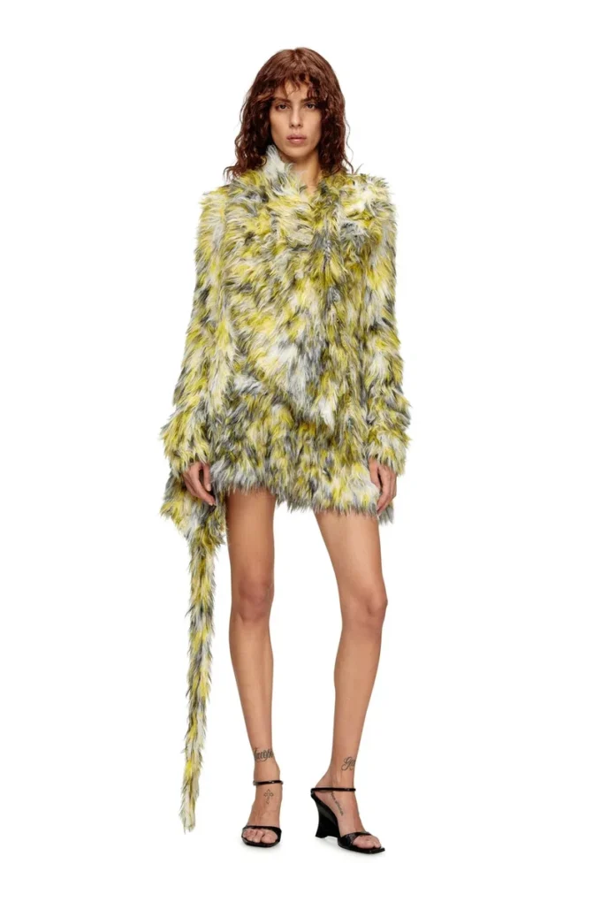 m-annaine Open-front cardigan in fluffy knit m-annaine Open-front cardigan in fluffy knit