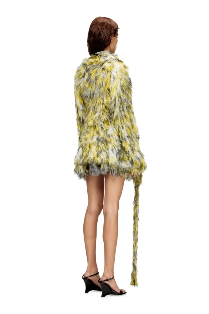 m-annaine Open-front cardigan in fluffy knit m-annaine Open-front cardigan in fluffy knit