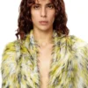 m-annaine Open-front cardigan in fluffy knit m-annaine Open-front cardigan in fluffy knit