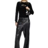 m-areesa-slim Cashmere-blend jumper with cut-out logo m-areesa-slim Cashmere-blend jumper with cut-out logo