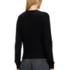 m-areesa-slim Cashmere-blend jumper with cut-out logo m-areesa-slim Cashmere-blend jumper with cut-out logo