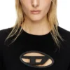 m-areesa-slim Cashmere-blend jumper with cut-out logo m-areesa-slim Cashmere-blend jumper with cut-out logo