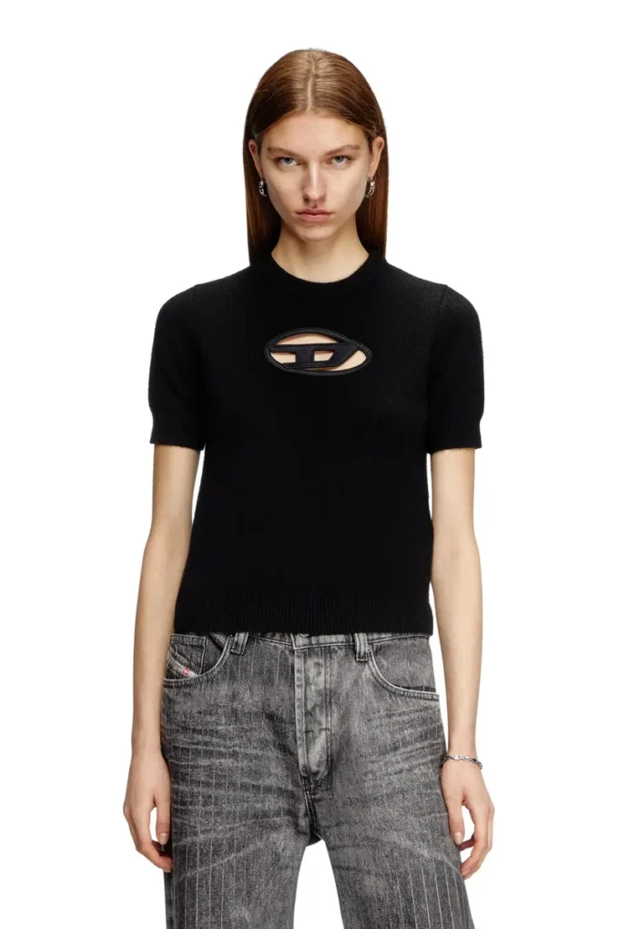 m-argarin-ss Short-sleeve jumper in cashmere blend m-argarin-ss Short-sleeve jumper in cashmere blend