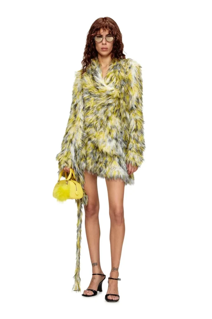 m-astrella Mini skirt in fluffy jacquard knit m-astrella Mini skirt in fluffy jacquard knit
