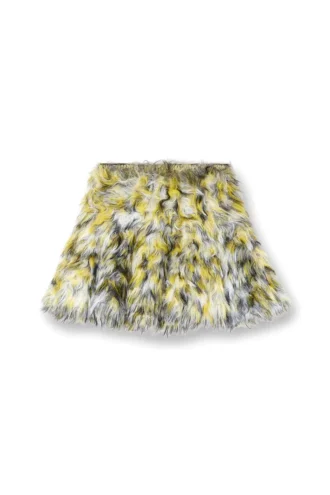 m-astrella Mini skirt in fluffy jacquard knit