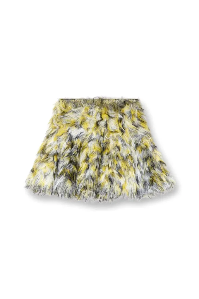 m-astrella Mini skirt in fluffy jacquard knit m-astrella Mini skirt in fluffy jacquard knit