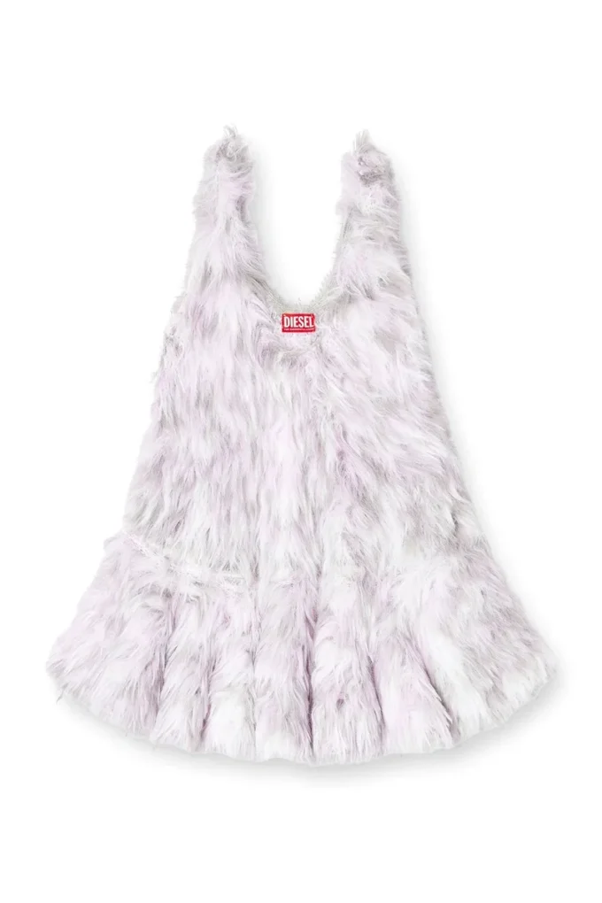 m-astrid Mini dress in fluffy jacquard knit m-astrid Mini dress in fluffy jacquard knit