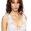 m-astrid Mini dress in fluffy jacquard knit m-astrid Mini dress in fluffy jacquard knit
