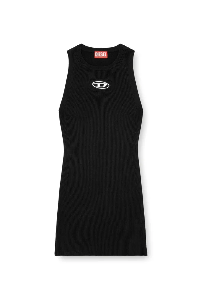m-caddix Ribbed knit sleeveless dress m-caddix Ribbed knit sleeveless dress