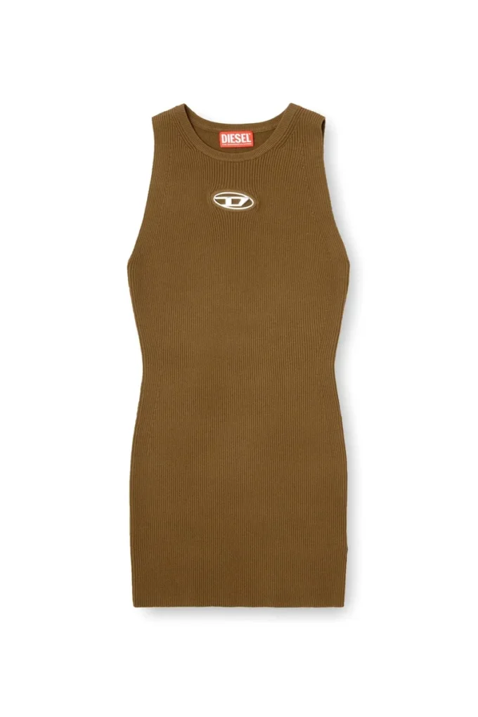 m-caddix Ribbed knit sleeveless dress m-caddix Ribbed knit sleeveless dress