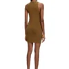 m-caddix Ribbed knit sleeveless dress m-caddix Ribbed knit sleeveless dress