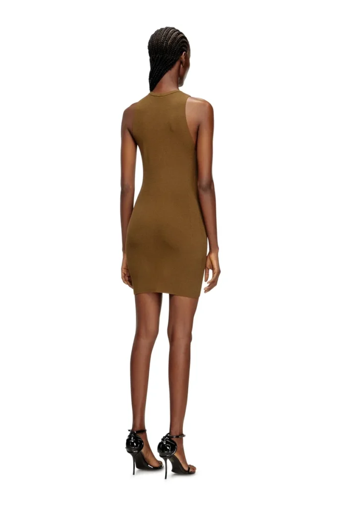m-caddix Ribbed knit sleeveless dress m-caddix Ribbed knit sleeveless dress