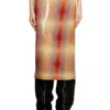 m-cherie-a Wool midi skirt with all-over check print m-cherie-a Wool midi skirt with all-over check print