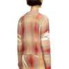 m-chloty Wool cardigan with distorted check print m-chloty Wool cardigan with distorted check print