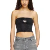 m-clarksvillex-c Knit tube top with cut-out logo m-clarksvillex-c Knit tube top with cut-out logo