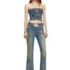 m-clarksvillex-c Rib-knit tube top with Oval D m-clarksvillex-c Rib-knit tube top with Oval D